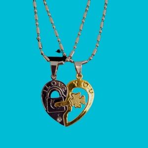 I Love You Gold Necklaces